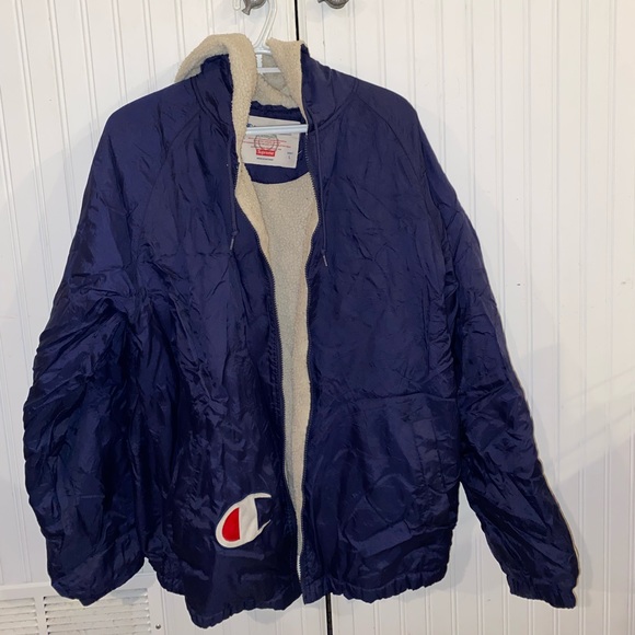 SUPREME X CHAMPION SHERPA zip up jacket  | Authentic - Picture 2 of 6